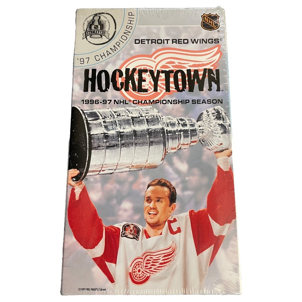 Vintage Detroit Red Wings Hockeytown 1997 Championship VHS Sealed